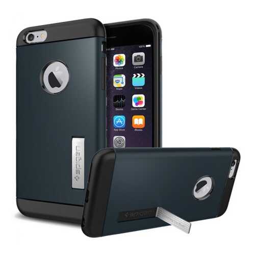 Пластиковая накладка SGP Slim Armor Series для Apple iPhone 6/6s plus (5.5) Metal slate в МТС