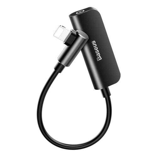Адаптер Baseus Audio Converter Lightning Male to 3.5mm + Lightning L50S Black в МТС