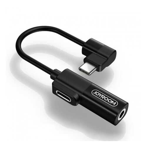Aудио адаптер JOYROOM Type-C-Jack 3.5 для наушников S-M361 black в МТС