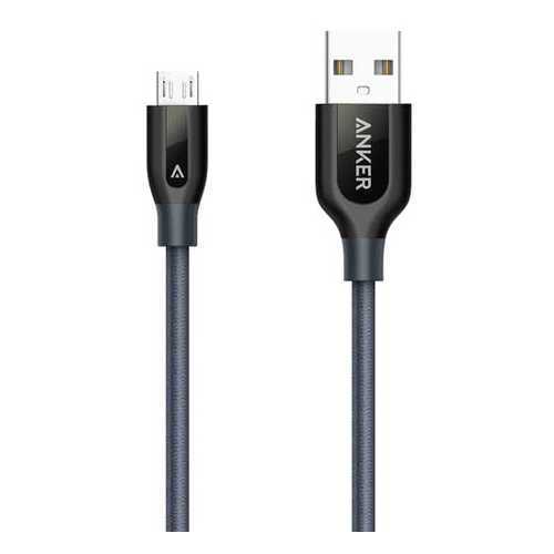 Кабель Anker powerline+ microUSB 1.8м Grey в МТС