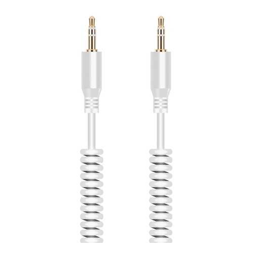 Кабель AUX Krutoff AUX Spiral 1м White в МТС