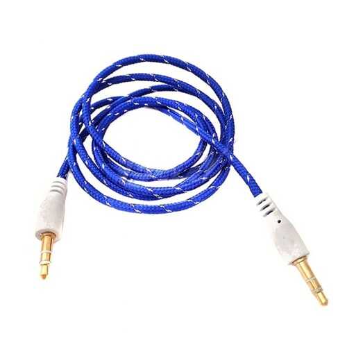 Кабель AUX Nuobi Nylon Blue/White в МТС