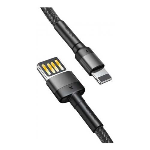 Кабель Baseus Cafule Cable Lightning 1m Grey/Black/Black в МТС