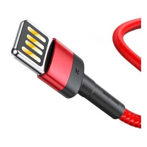 Кабель Baseus Cafule Cable Lightning 1m Red/Black/Red в МТС
