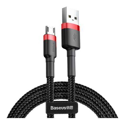 Кабель Baseus Cafule USB - Micro USB 2A 3м Black/Red (CAMKLF-H91) в МТС