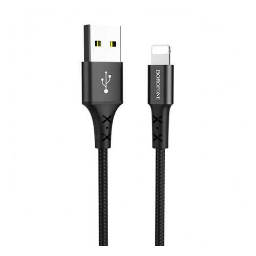 Кабель Borofone BX20 Lightning 1м Black в МТС