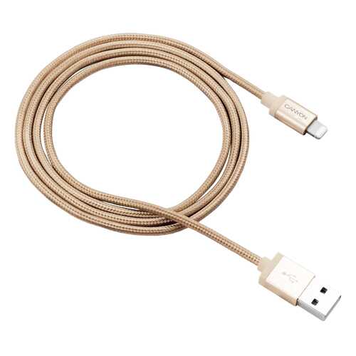 Кабель Canyon CNS-MFIC3GO Lightning 1м Gold в МТС