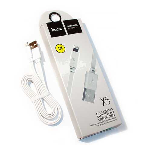 Кабель для зарядки и передачи данных Hoco X5 Bamboo USB - Lightning 1 м в МТС
