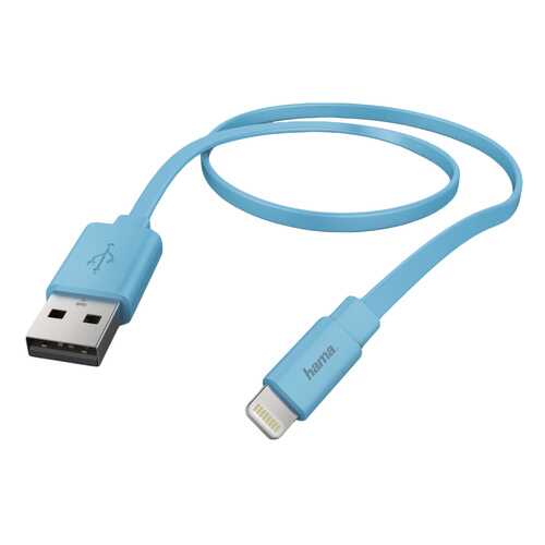 Кабель Hama 173646 Lightning 1,2м Blue в МТС