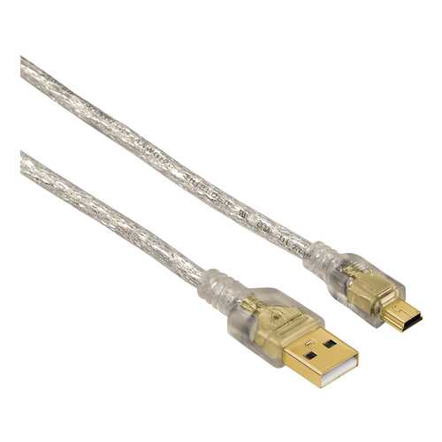 Кабель Hama miniUSB 1,8м Transparent в МТС