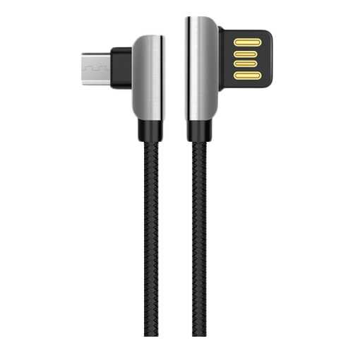 Кабель Hoco U42 Exquisite steel Lightning 1,2м Silver/Black в МТС