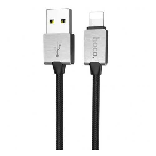 Кабель Hoco U49 Lightning 1.2м Black в МТС