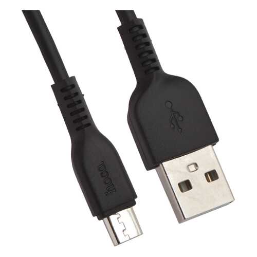 Кабель Hoco x20 microUSB 1м Black в МТС