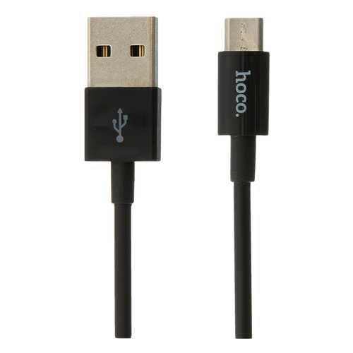 Кабель Hoco X23 Skilled microUSB 1м Black в МТС