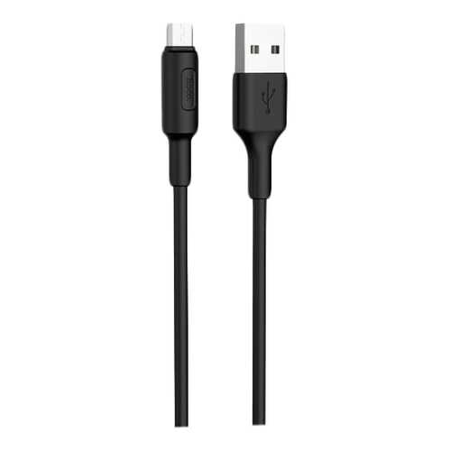 Кабель Hoco X25 microUSB 1м Black в МТС