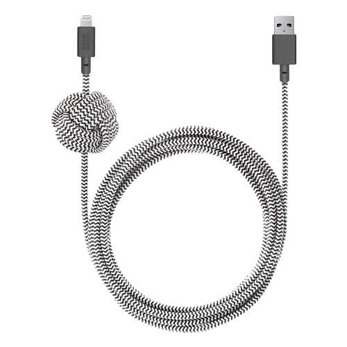 Кабель Native Union NCABLE-KV-L-ZEB Lightning 3м Black/White в МТС