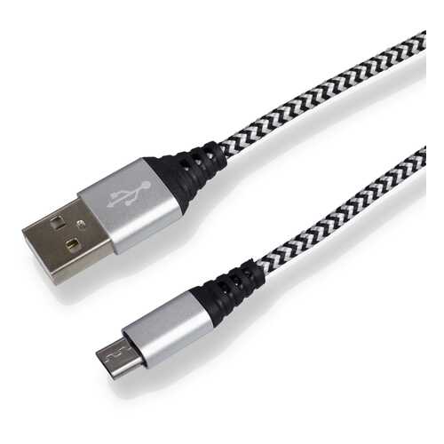 Кабель Navitoch JL-M044 microUSB 2A 1.8 м Black/White в МТС
