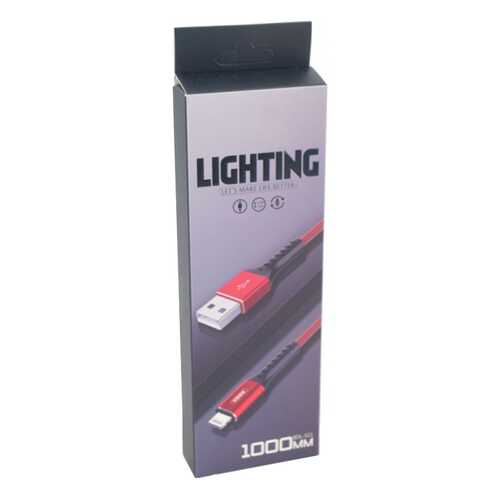 Кабель NoName BDL-S11 USB - Lighting, 1м Red в МТС