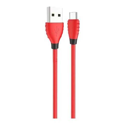 Кабель NoName X27 USB - Micro USB 1м Red в МТС
