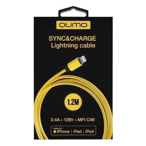 Кабель Qumo 30014 Lightning Yellow в МТС