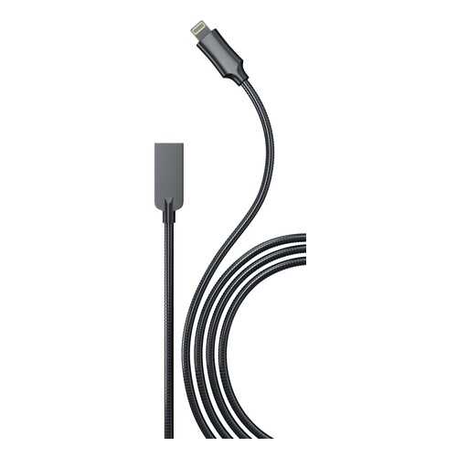 Кабель Red Line Flex USB - Lightning, Black в МТС
