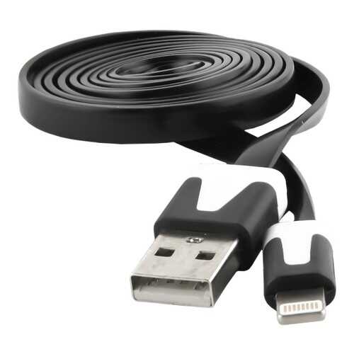 Кабель Red Line USB - 8-pin, плоский, Black в МТС