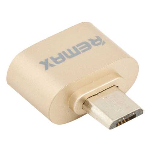 Кабель Remax microUSB 0,1м Gold в МТС