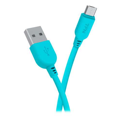 Кабель TFN microUSB 1.0m PVC Blue в МТС