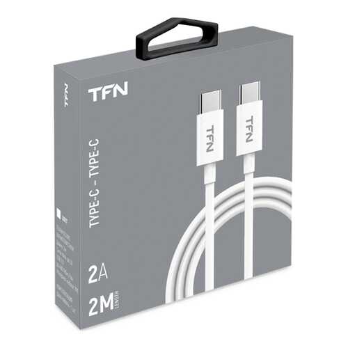 Кабель TFN TypeC-TypeC 2.0m TPE White в МТС