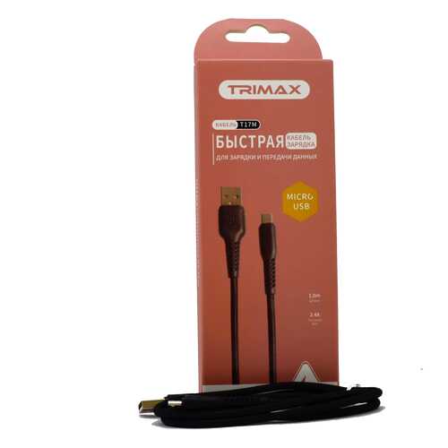 Кабель Trimax Micro-USB T17M 1m Black в МТС