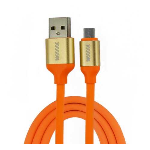 Кабель WIIIX CB120-UMU-10OG microUSB 1,2м Orange в МТС