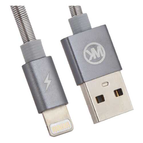 Кабель WK wdc-013 Lightning 1м Silver в МТС