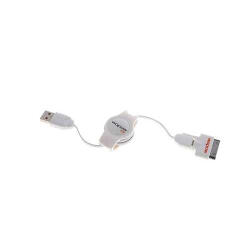 Кабель Wopow LC-001 для iPhone 4/4S 30-pin White в МТС