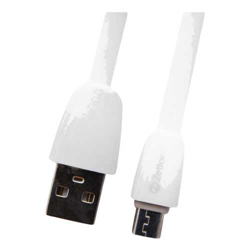 Кабель Zetton microUSB 1м White (ZTUSBFGTWEMC) в МТС