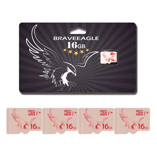 Карта памяти Braveeagle Class 10 microSDHC U3 16ГБ 5 шт в МТС