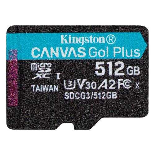 Карта памяти Kingston 512GB Canvas Go! Plus 170R (SDCG3/512GBSP) в МТС