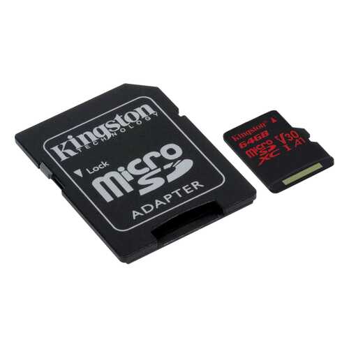 Карта памяти Kingston SDXC Canvas React SDCR 64GB в МТС