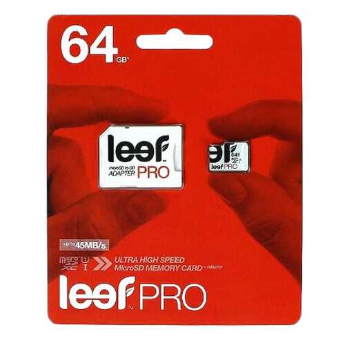 Карта памяти Leef Micro SD LFMSDPRO-06410R 64GB в МТС
