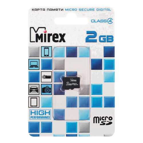 Карта памяти Mirex Micro SDHC 13612-MCROSD02 2GB в МТС
