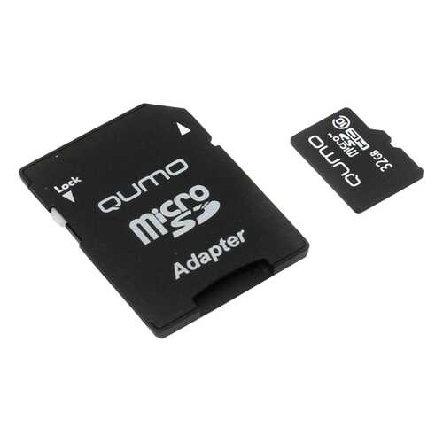 Карта памяти QUMO Micro SDHC QM32GMICSDHC10 32GB в МТС