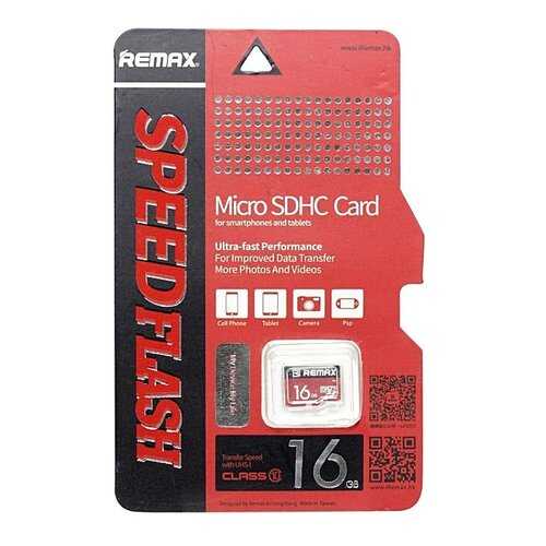 Карта памяти Remax microSDHC 16 GB Card Class 10 в МТС