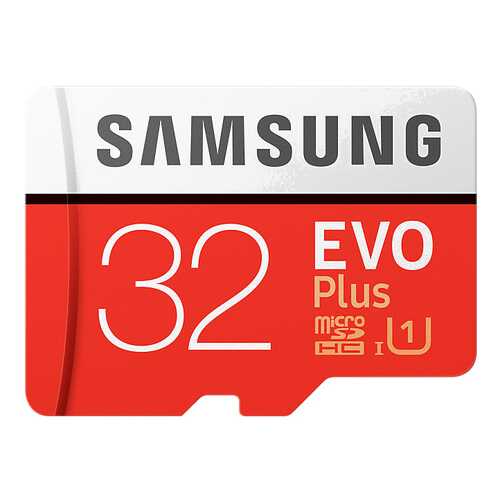 Карта памяти Samsung Micro SDHC EVO Plus MB-MC32GA/RU 32GB в МТС