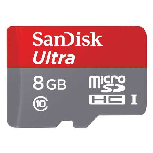 Карта памяти SanDisk Micro SDHC Ultra SDSDQUIN-008G-G4 8GB в МТС