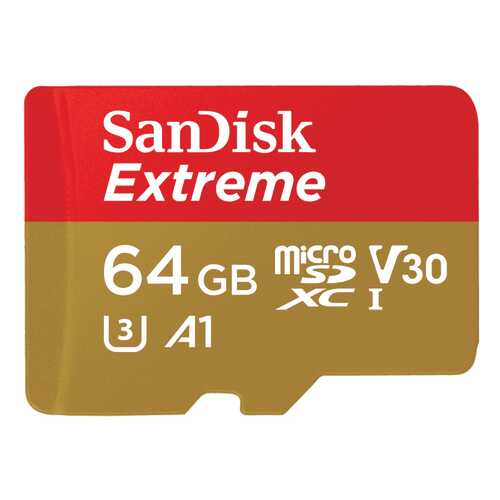 Карта памяти SanDisk Micro SDXC Extreme SDSQXAF-064G-GN6AA 64GB в МТС