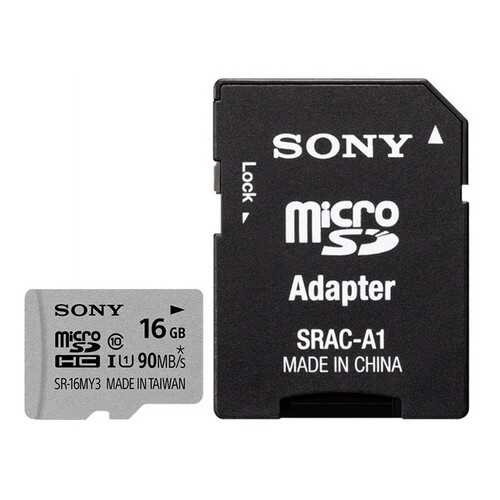 Карта памяти Sony Micro SDHC SR-16MY3A/ST 16GB в МТС