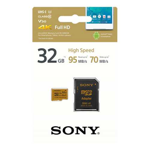Карта памяти Sony Micro SDHC SR32MX3A/NT 32GB в МТС