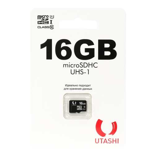 Карта памяти UTASHI Micro SD UT16GBSDCL10-00 16GB в МТС