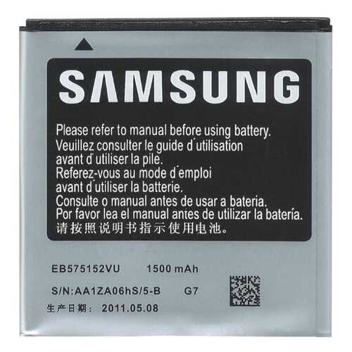 Аккумулятор для сотового телефона Samsung EB575152VU 1500 мАч в МТС