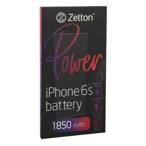 Аккумулятор для сотового телефона Zetton ZTBATI6S для iPhone 6s 1850 мАч в МТС