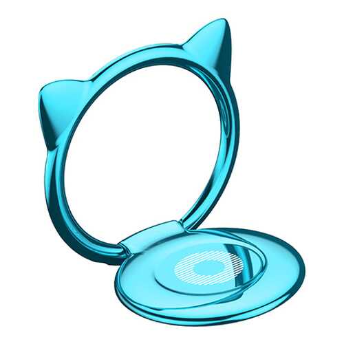 Кольцо-держатель Baseus Cat Ear Ring Bracket Blue в МТС